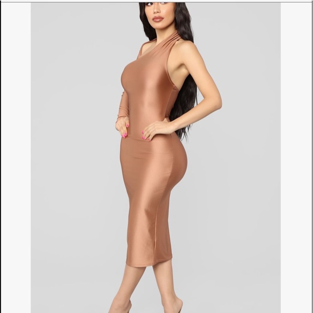 Fashion Nova One Shoulder Dress - Picture 2 of 5